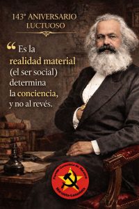 Efeméride, fallecimiento de Carlos Marx